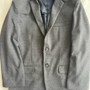 Boys Blazer. Gray Heather. Size 14 Regular.